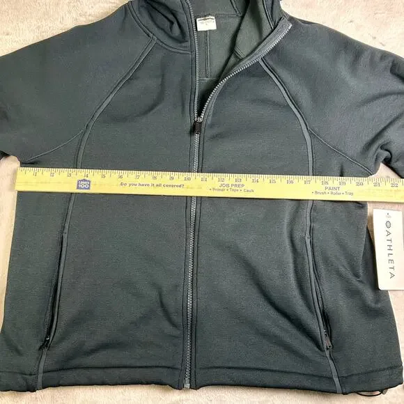 NWT Athleta Altitude Edge Jacket Women's Medium Adjustable Athleisure Basic - Picture 7 of 11